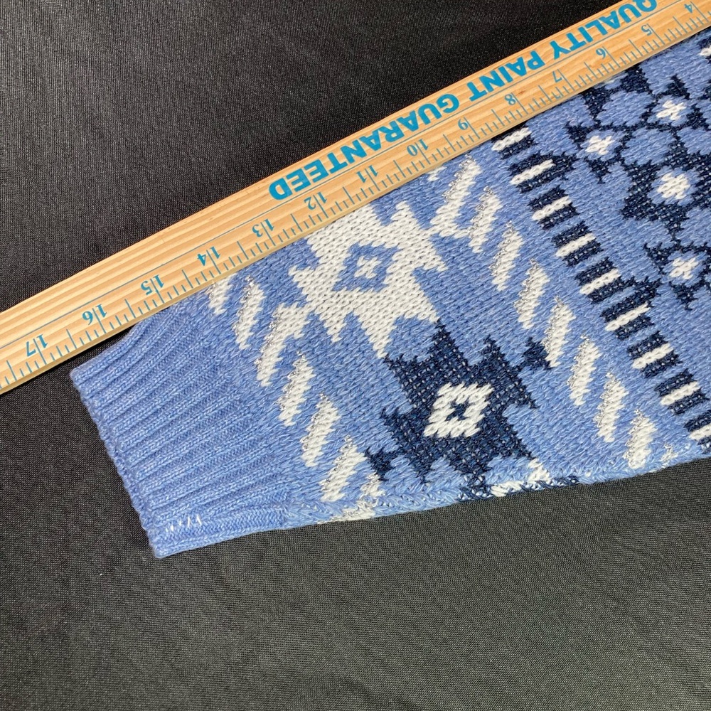 Dana Scott Women’s Blue Vintage Cozy Winter Snowflake Sweater Sz S - Picture 5 of 9
